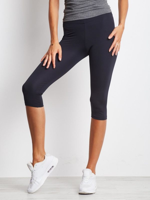 Wholesale Medium Thickness Graphite Short Running Leggings