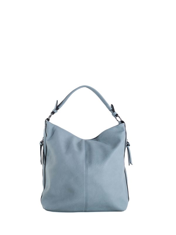 Wholesale Schultertasche Urban Eco Leder in Hellblau