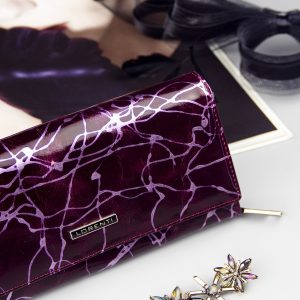 Wholesale Purple Patterned Women's Wallet