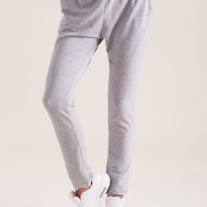 Wholesale Grey Women's Cotton Sweatpants