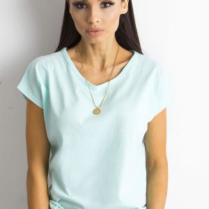 Wholesale Women's t-shirt turquoise