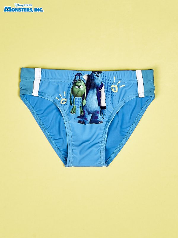 Wholesale Blue boy swim trunks MONSTERS AND COMPANY