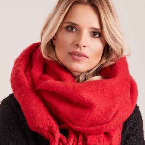 Wholesale Red knitted scarf