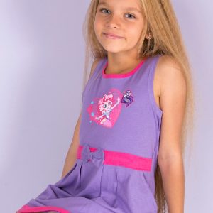 Wholesale Purple dress for girl MY LITTLE PONY