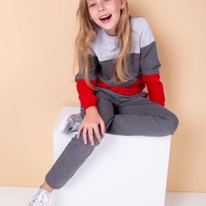 Wholesale Cotton sweatshirt set for girl