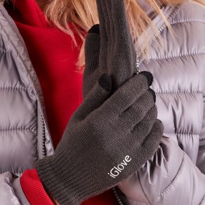 Wholesale Dark Grey Touch Screen Gloves