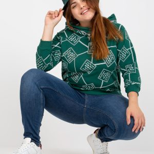 Wholesale Green Sweatshirt Plus Size Hoodie