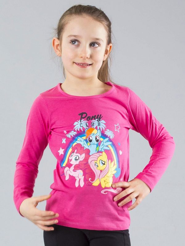 Wholesale Pink girl blouse with print MY LITTLE PONY