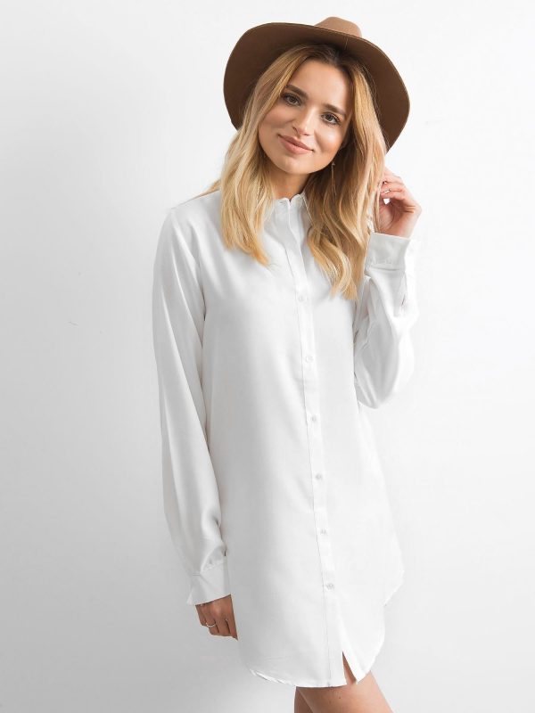 Wholesale Shirt dress white