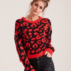 Wholesale Red jumper with a jumper