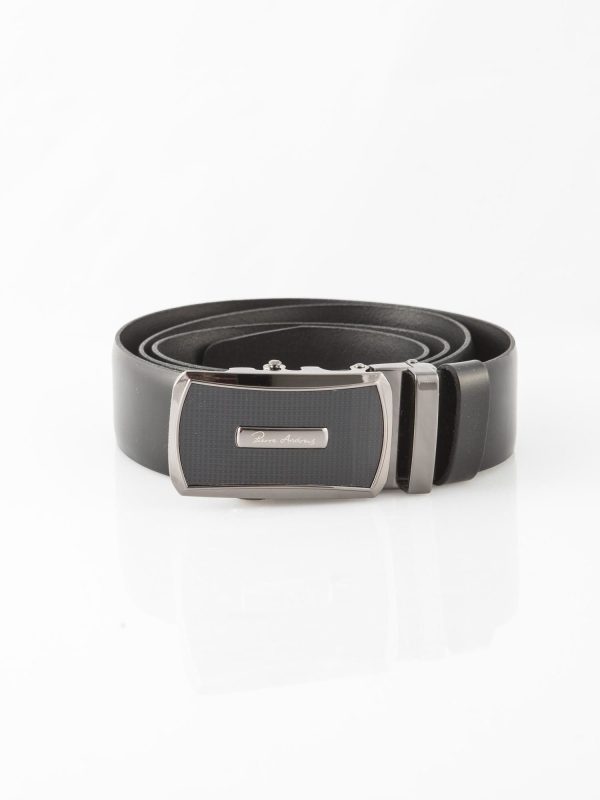 Wholesale Men's Black Leather Strap With Buckle