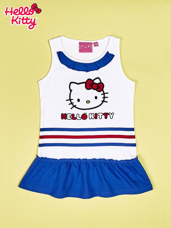 Wholesale White tunic for girl HELLO KITTY