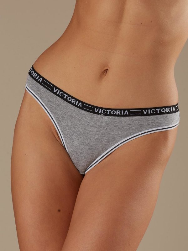 Wholesale Grey sports thong