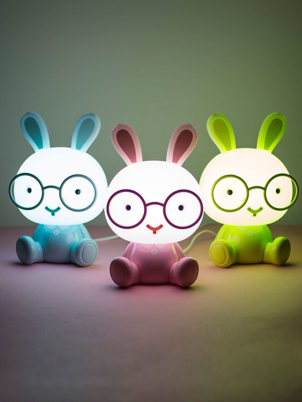 Wholesale Light pink wired led night light BUNY