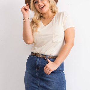 Wholesale Blue mini denim skirt PLUS SIZE