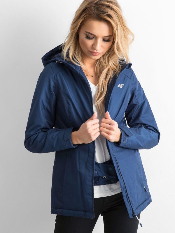 Wholesale 4F Navy Blue Women's Ski Jacket