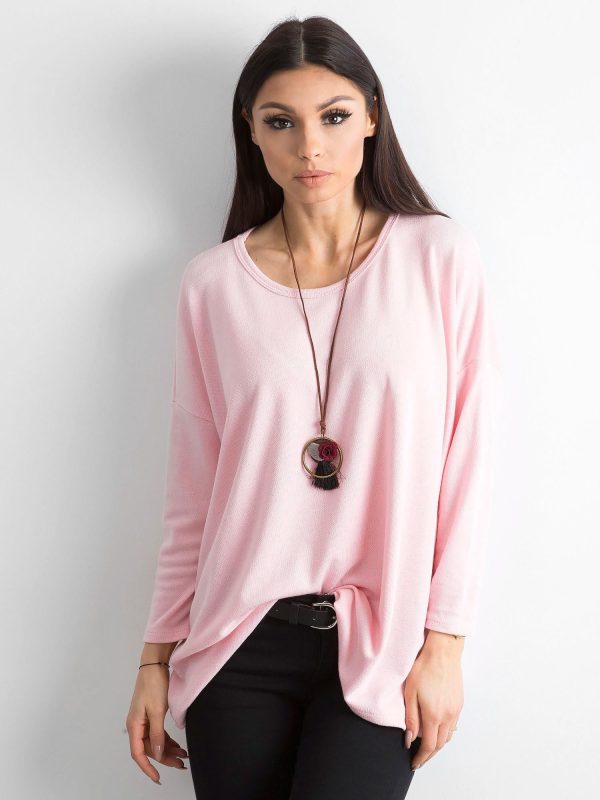 Wholesale Pink oversize sweater