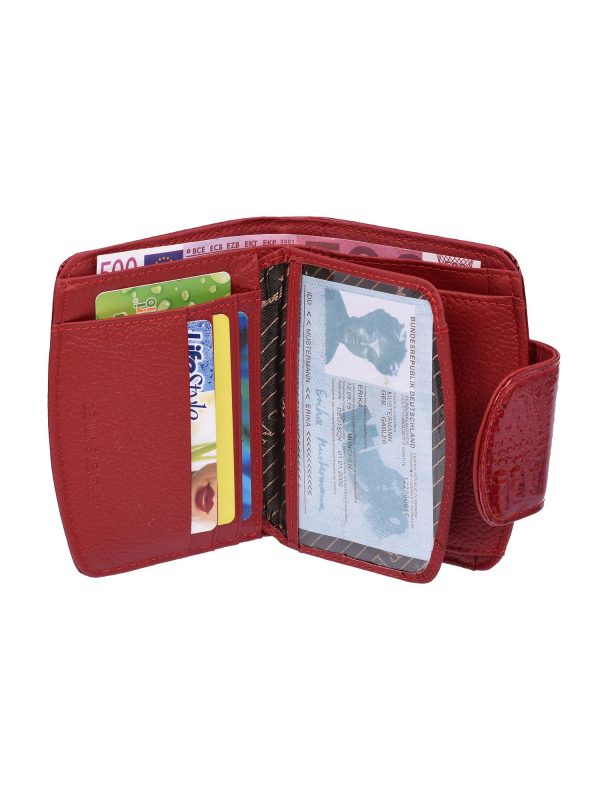 Wholesale Red Patent Leather Wallet