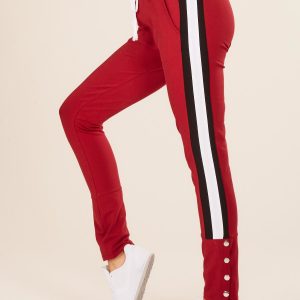 Wholesale Burgundy women's sweatpants