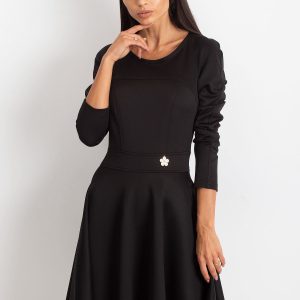 Wholesale Black flared dress