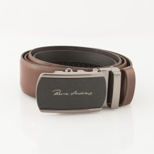 Wholesale Brown Mens Belt With Decorative Buckle