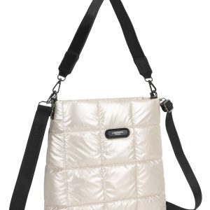 Wholesale Beige shoulder bag with quilting LUIGISANTO