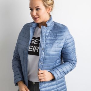 Wholesale Blue Plus Size Transition Jacket