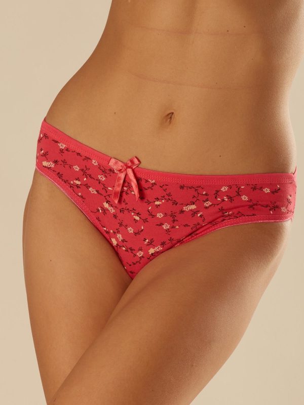 Wholesale Red Flower Briefs