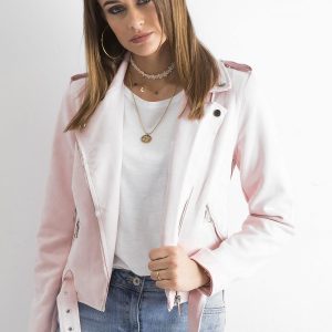 Wholesale Pale Pink Ramone Jacket