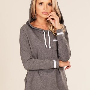 Wholesale Dark Grey Women's Hoodie