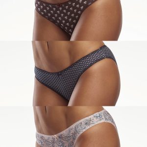 Wholesale Cotton panties in patterns 3-pack