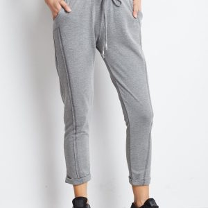 Wholesale Cotton sweatpants grey