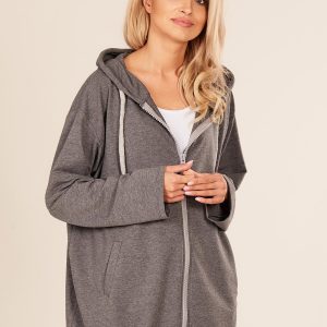 Wholesale Dark Grey Oversize Sweatshirt