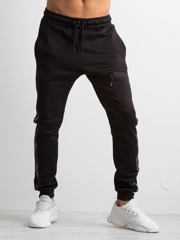 Wholesale Black Men's Sweatpants