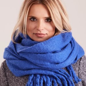 Wholesale Blue knitted scarf