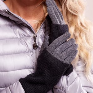 Wholesale Women's gloves dark grey