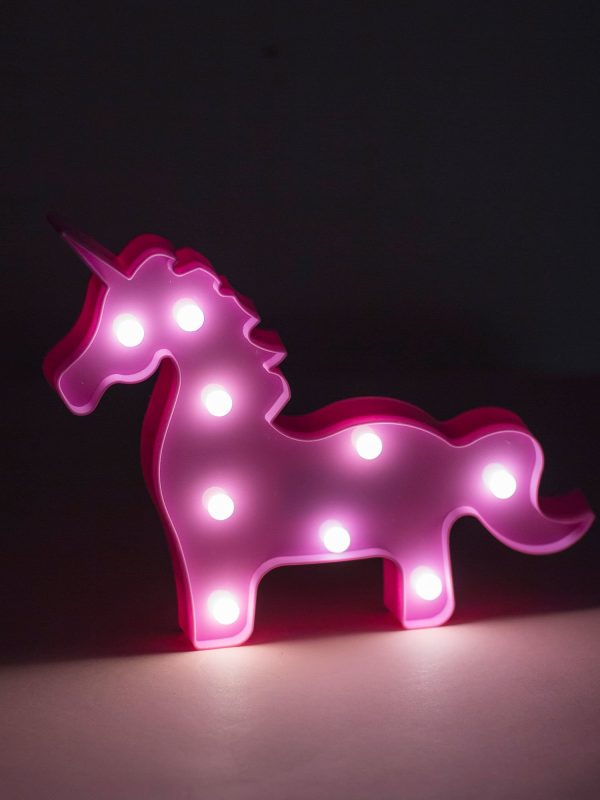 Wholesale Pink Unicorn Shaped LED Desk Light