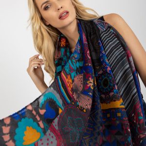 Wholesale Dunkelgrau Damen Sling Chimney Print