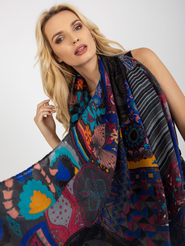 Wholesale Dunkelgrau Damen Sling Chimney Print