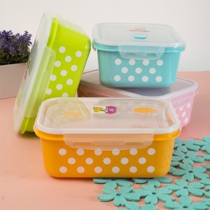 Wholesale Orange Food Containers Set 5 Pieces