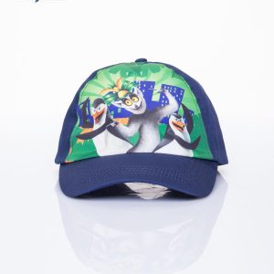 Wholesale Navy Blue Boy Baseball Cap PENGUINS FROM MADAGASCAR