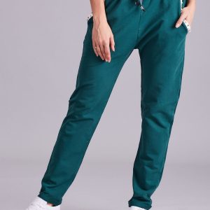 Wholesale Green sweatpants with applique