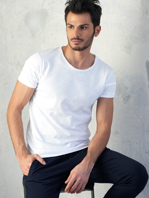 Wholesale White T-shirt for men basic