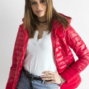 Wholesale Red Hooded Jacket