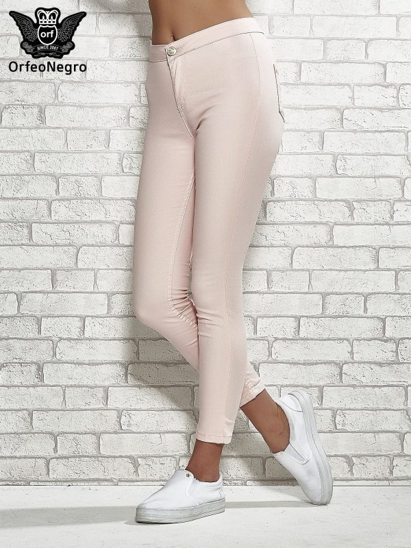 Wholesale Light pink skinny tube pants