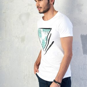 Wholesale White T-shirt for men with print