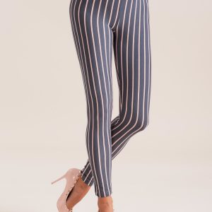 Wholesale Green striped leggings