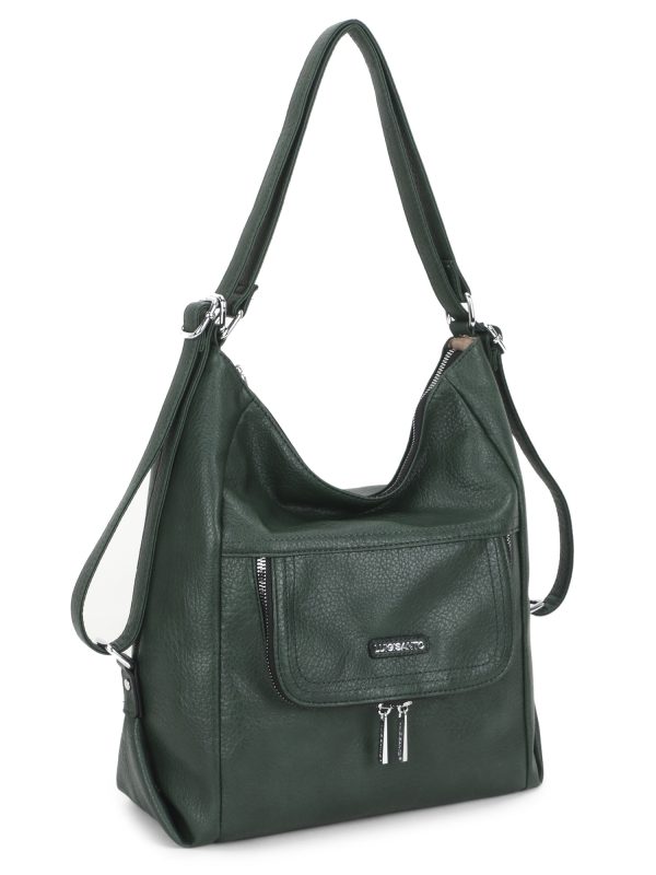 Wholesale LUIGISANTO Green Eco Leather Shoulder Bag