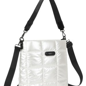 Wholesale White shoulder bag with two straps LUIGISANTO