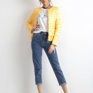 Wholesale Yellow Transition Jacket with Ruffle